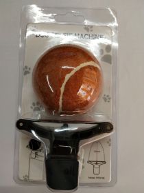 Pet photo props toy pet photo selfie artifact funny dog camera phone clip tennis selfie clip (Option: Brown)