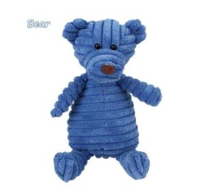 Vocal Animal Plush for Pet Dog Molar Teeth Cleaning Training (Option: Bear 28cm)