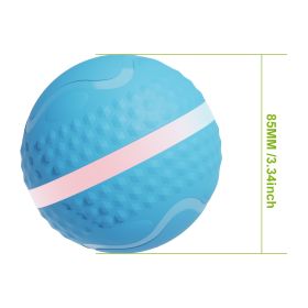 Smart Interactive Dog Toys, Automatic Moving Ball With Lighting Modes,  Interactive Dog Toys For Dog Enrichment & Stimulation, Motion Activated R (Option: Blue)